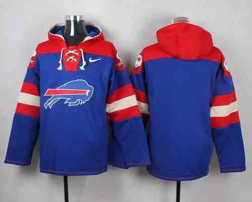 Nike Bills Blank Blue Hooded Jersey