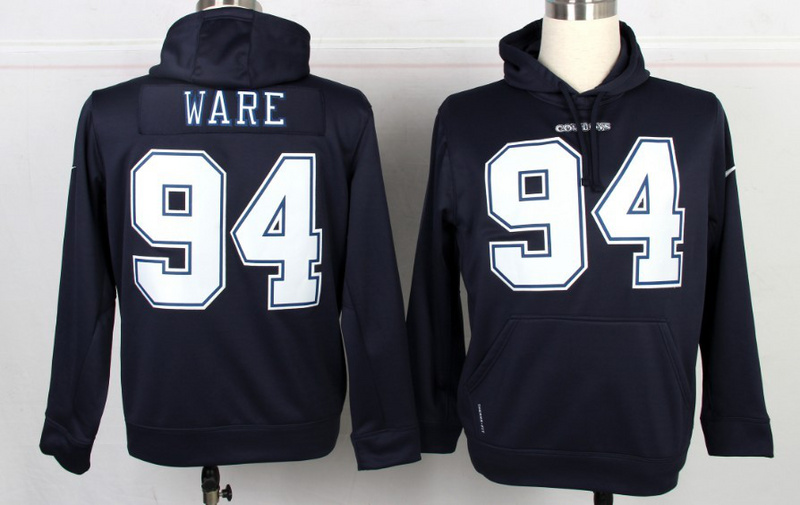 NFL Dallas Cowboys #94 DeMarcus Ware Blue Hoodie