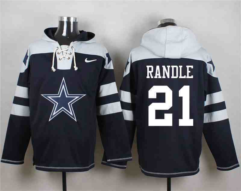Nike Cowboys 21 RANDLE Navy Hooded Jersey