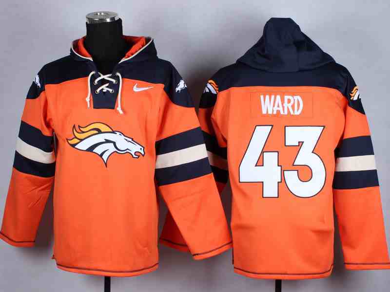 Nike Broncos 43 Ward Hooded Jerseys