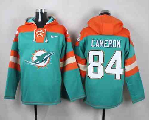 Nike Dolphins 84 Jordan Cameron Green Hooded Jersey