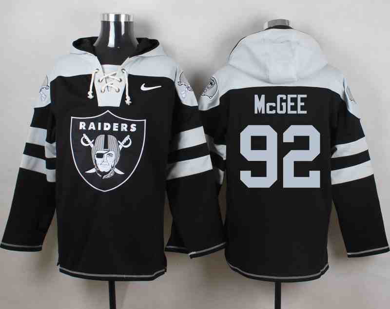 Nike Raiders 92 Stacy McGee Black Hooded Jersey