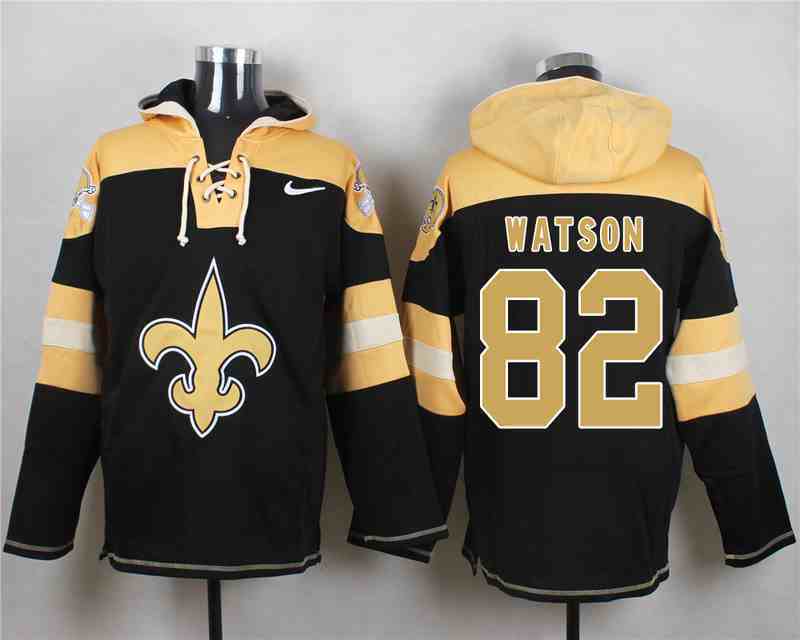 Nike Saints 82 WATSON Black Hooded Jersey