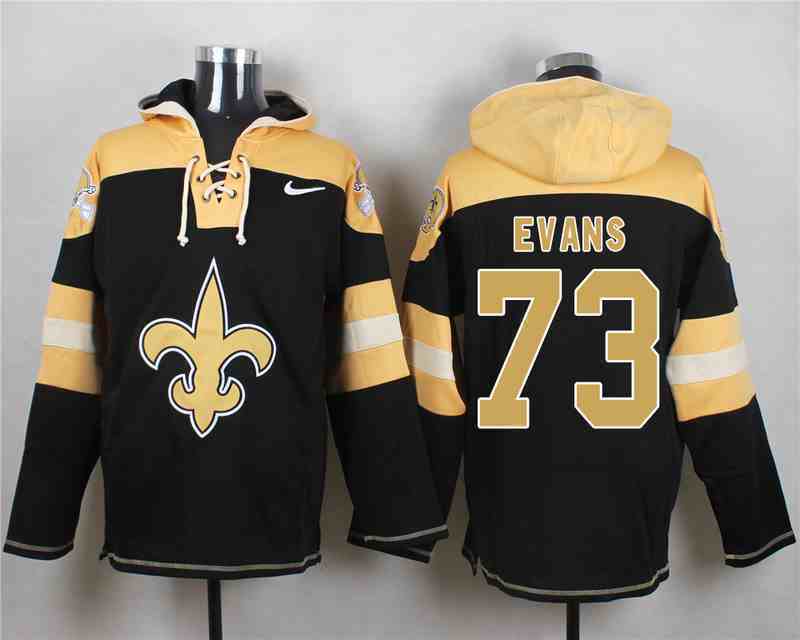 Nike Saints 73 EVANS Black Hooded Jersey