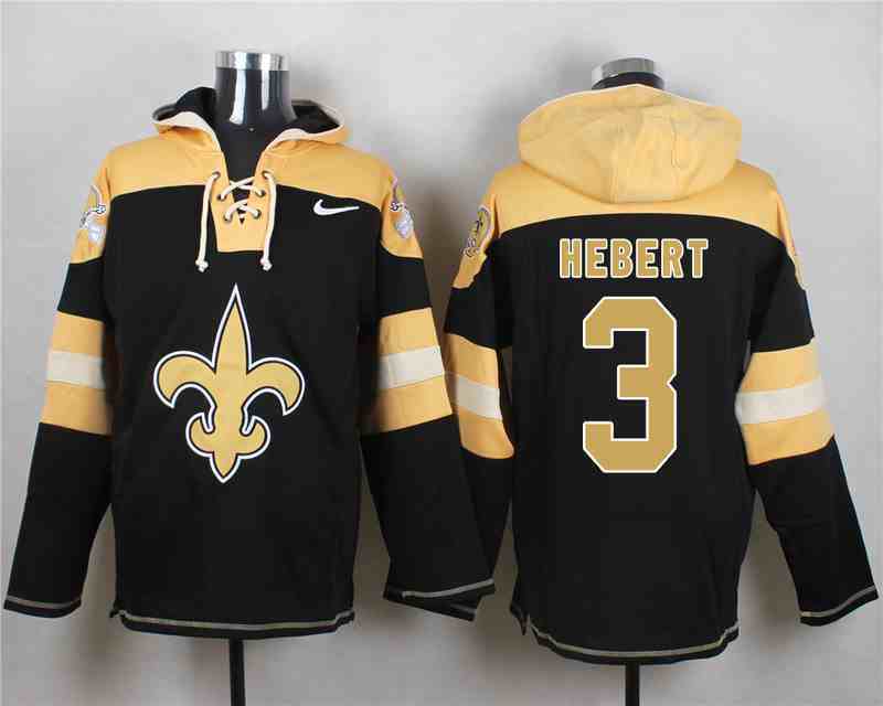 Nike Saints 3 HEBERT Black Hooded Jersey