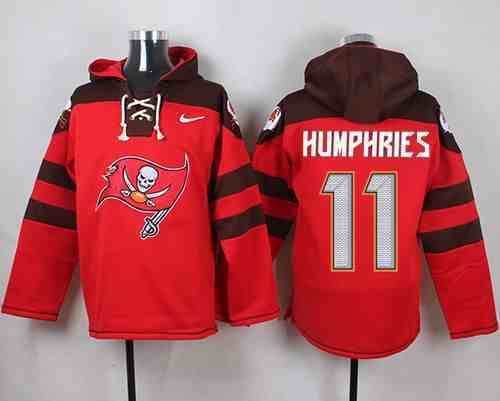 Nike Buccaneers 11 Adam Humphries Red Hooded Jersey