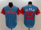 Rangers #29 Adrian Beltre El Koja Light Blue 2018 Players Weekend Authentic Team Jersey