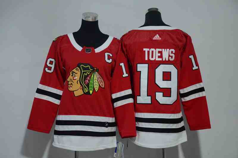 Blackhawks 19 Jonathan Toews Red Youth Adidas Jersey