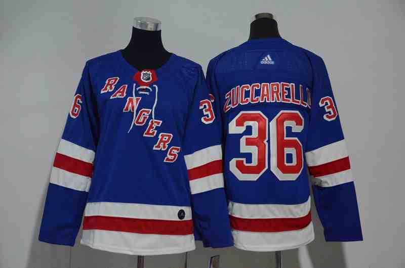 Rangers 36 Mats Zuccarello Blue Youth Adidas Jersey