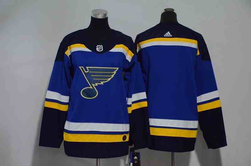 Blues Blank Blue Youth Adidas Jersey