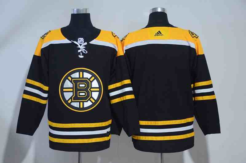 Bruins Blank Black Adidas Jersey