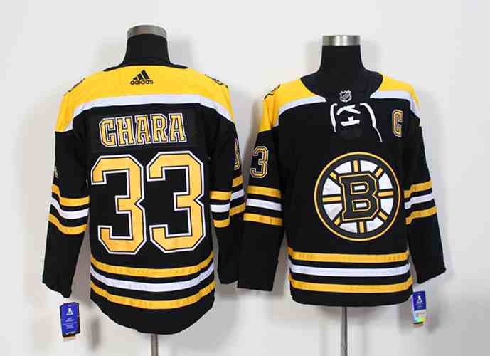 Bruins 33 Zdeno Chara Black Adidas Jersey