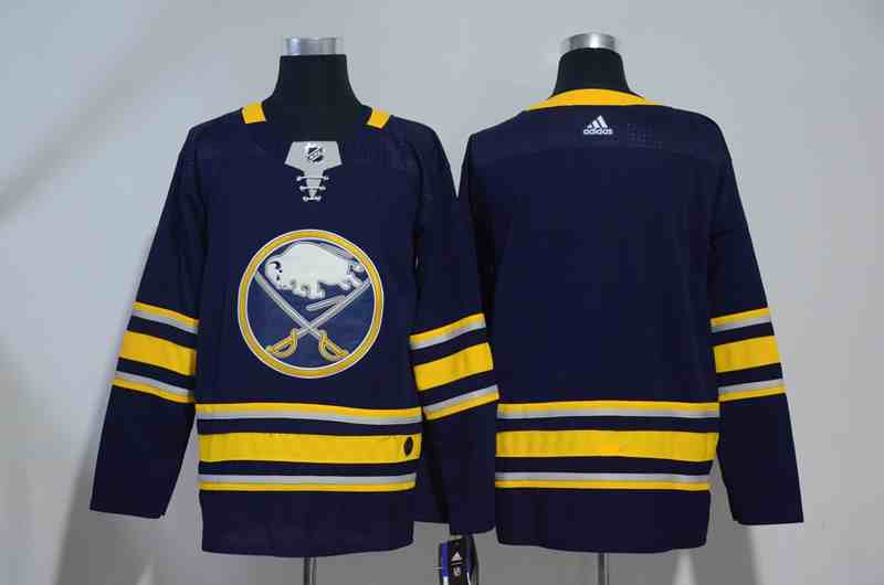 Sabres Blank Navy Adidas Jersey