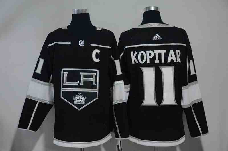 Kings 11 Anze Kopitar Black Adidas Jersey