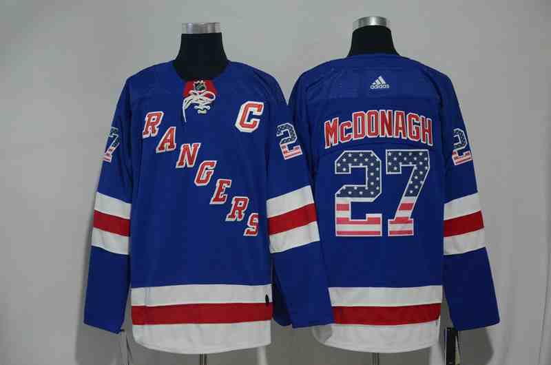Rangers 27 Ryan McDonagh Blue US Flag Adidas Jersey