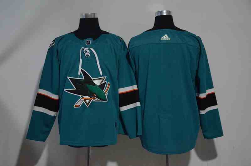 Sharks Blank Teal Adidas Jersey