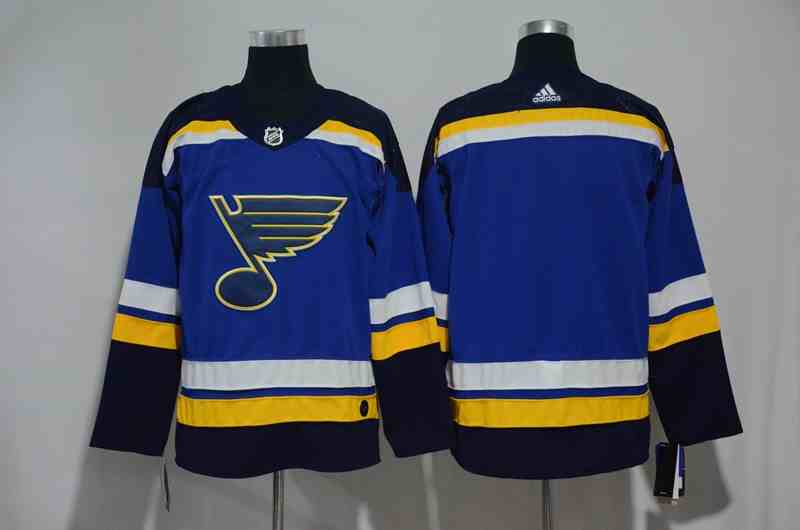 Blues Blank Blue Adidas Jersey