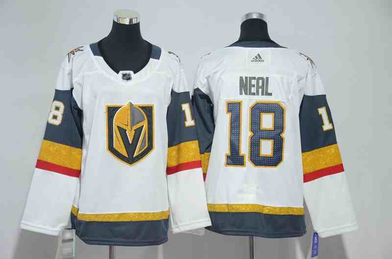 Vegas Golden Knights 18 James Neal White Adidas Jersey
