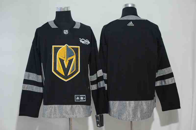 Vegas Golden Knights Black 1917-2017 100th Anniversary Adidas Jersey