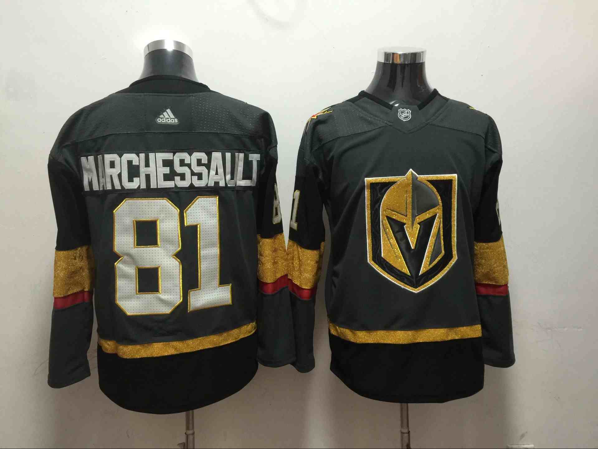 Vegas Golden Knights 81 Jonathan Marchessault Gray Adidas Jersey