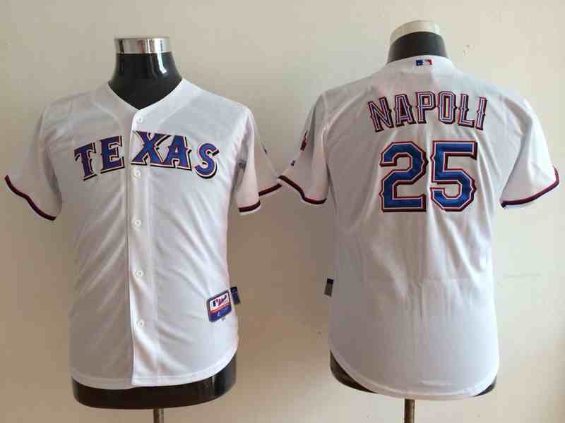 Rangers 25 Napoli White Youth Jersey