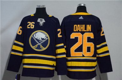 Adidas Sabres #26 Rasmus Dahlin Navy Adidas Jersey