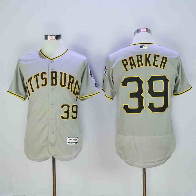 Pirates 39 Dave Parker Grey Flexbase Jersey