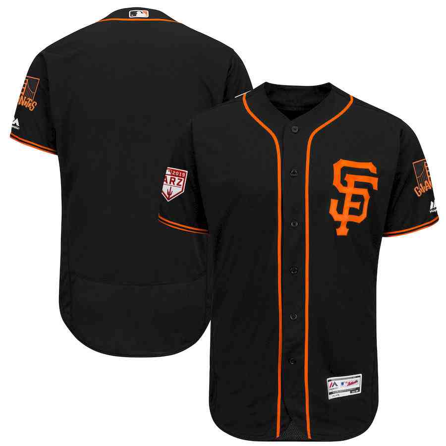 SF Giants Black 2019 Spring Training Flexbase Jersey