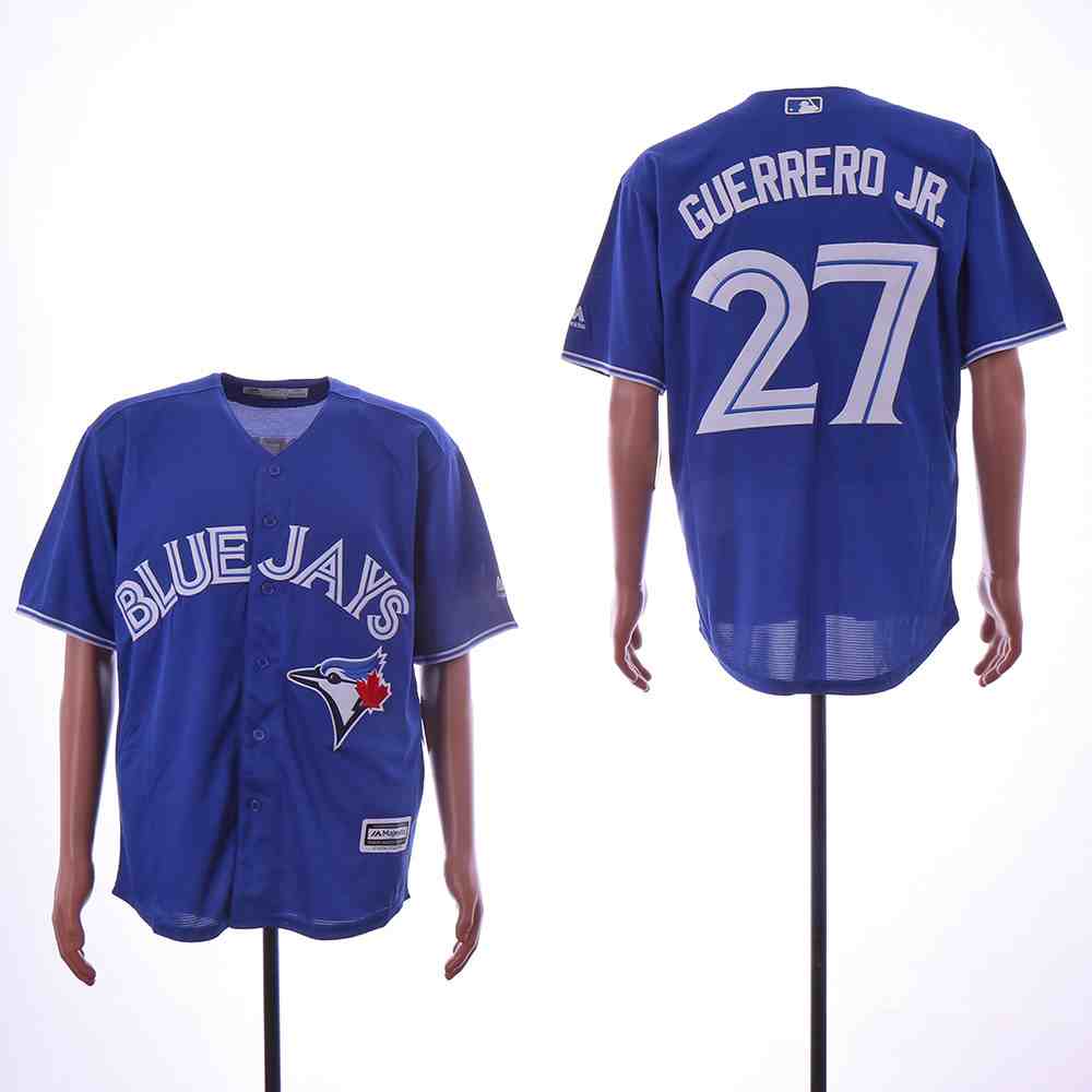 Blue Jays 27 Vladimir Guerrero Jr. Royal Cool Base Jersey