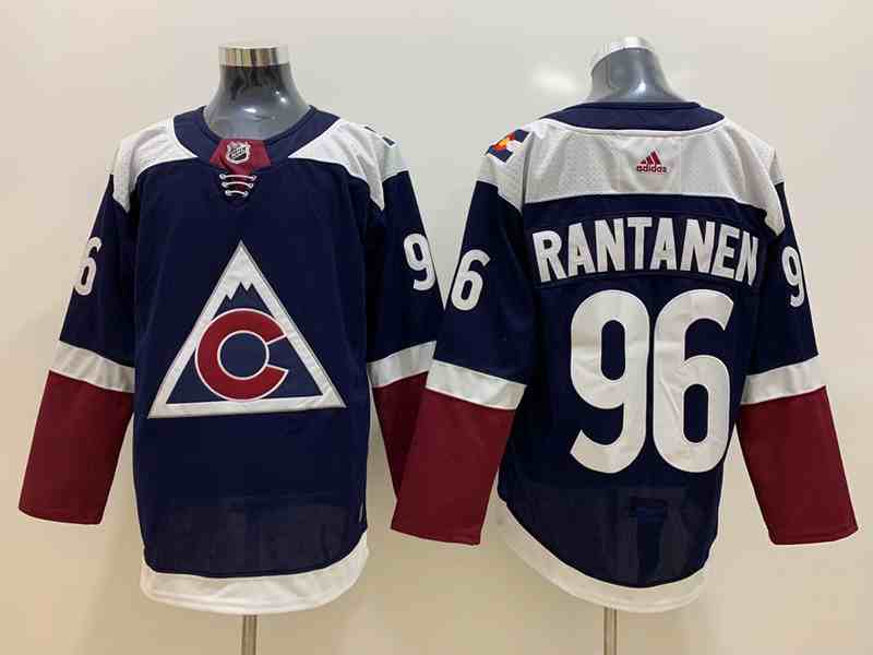 Avalanche 96 Mikko Rantanen Navy Alternate Adidas Jersey