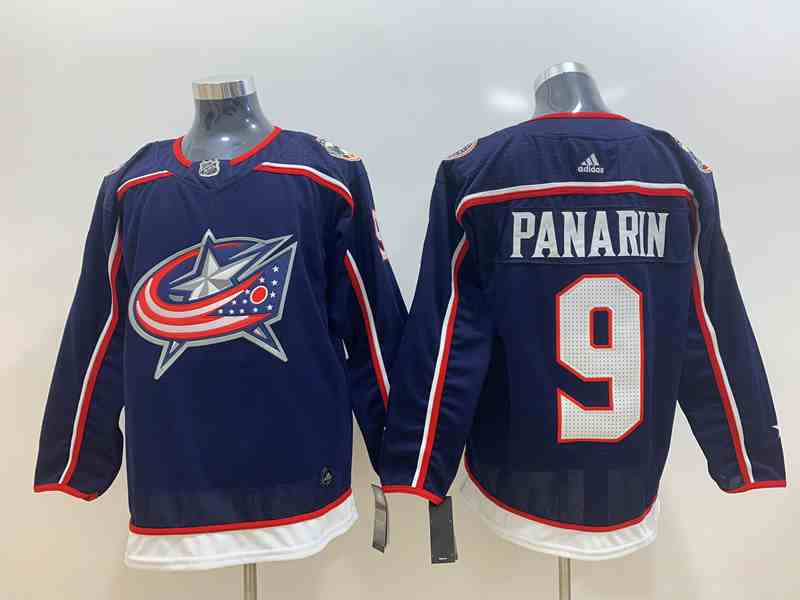 Blue Jackets 9 Artemi Panarin Navy Adidas Jersey