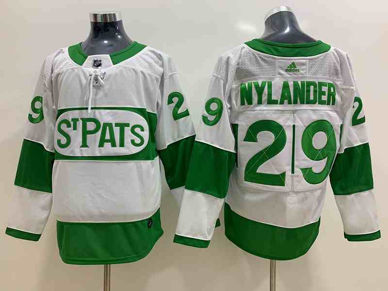 Toronto St Pats 29 William Nylander White Green Jerseys