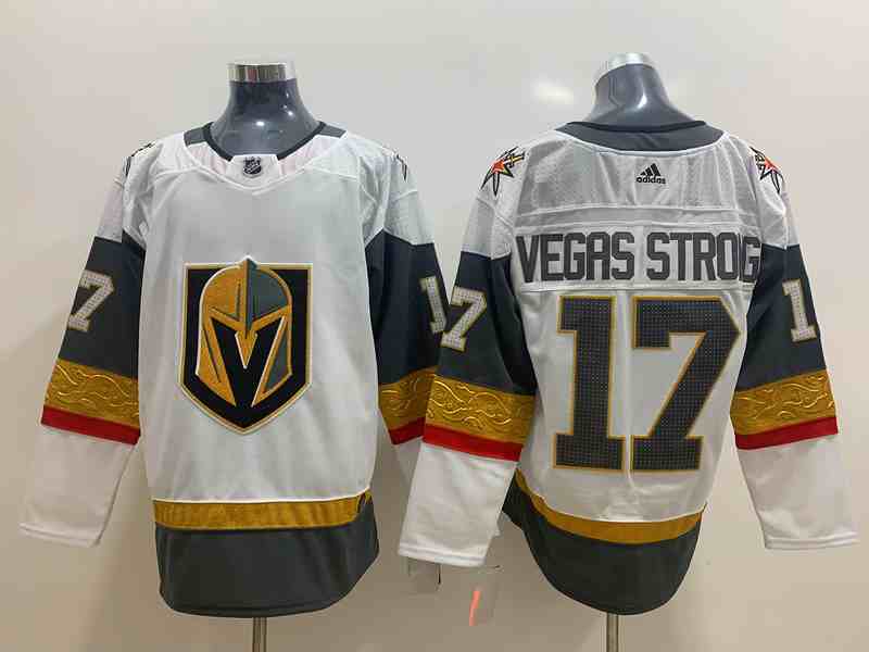 Vegas Golden Knights 17 Vegas Stron White Adidas Jersey