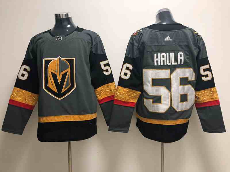 Vegas Golden Knights 56 Erik Haula Black Adidas Jersey