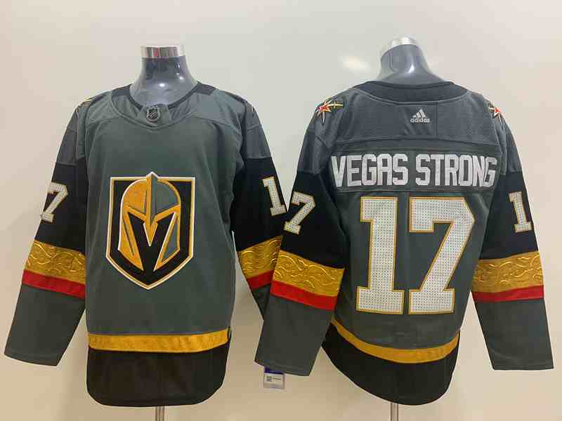 Vegas Golden Knights 17 Vegas Stron Black Adidas Jersey