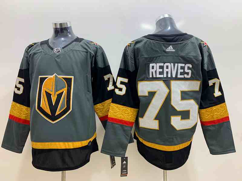 Vegas Golden Knights 75 Ryan Reaves Black Adidas Jersey