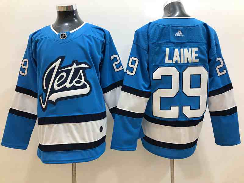 Winnipeg Jets 29 Patrik Laine Light Blue Adidas Jersey