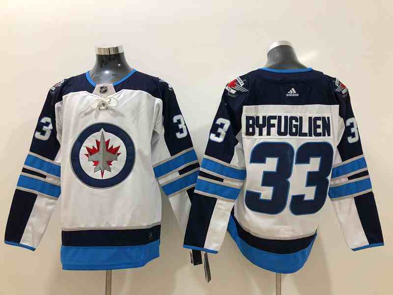 Winnipeg Jets 33 Dustin Byfuglien White Adidas Jersey