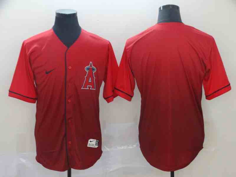 Angels Blank Red Drift Fashion Jersey