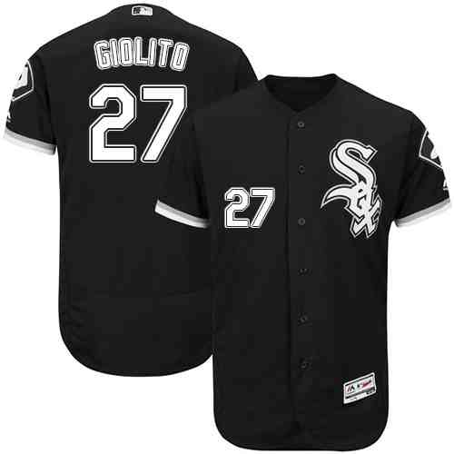 White Sox 27 Lucas Giolito Black Flexbase Jersey