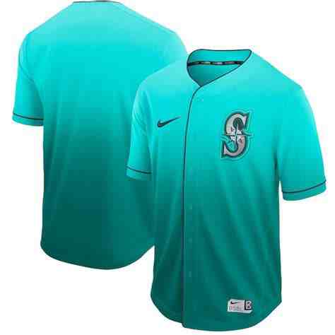 Mariners Blank Green Drift Fashion Jersey