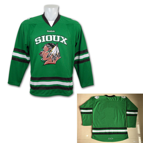 North Dakota Sioux Green Blank Ice Hockey Movie Jerseys