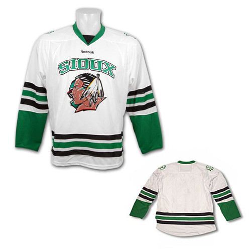 North Dakota Sioux White Blank Ice Hockey Movie Jerseys
