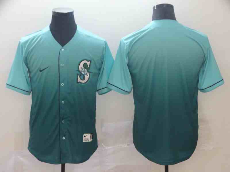 Mariners Blank Green Drift Fashion Jersey