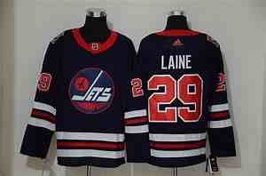 Winnipeg Jets 29 Patrik Laine Navy 2019 Heritage Classic Breakaway Adidas Jersey.jpg