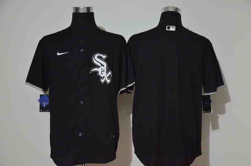 White Sox Black 2020 Nike Cool Base Jersey