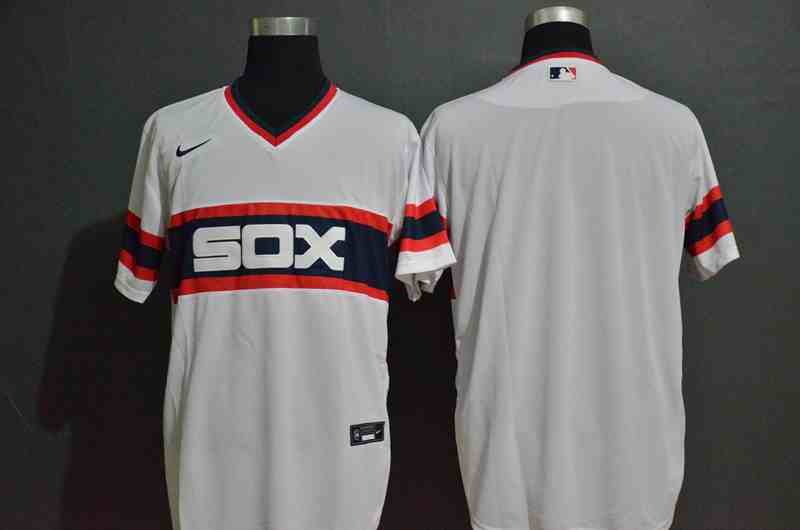White Sox White Cooperstown Collection Jersey