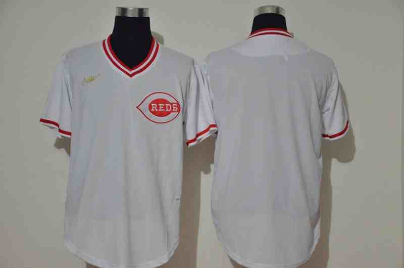 Reds  White 1976 Throwback Jersey