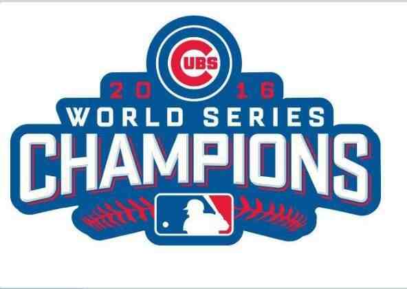 MLB 2016 World Series Champions Patch
