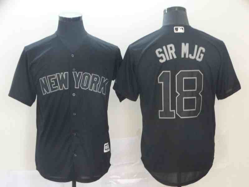 Yankees 18 Didi Gregorius  Sir Mjg  Black 2019 Players' Weekend Player Jersey